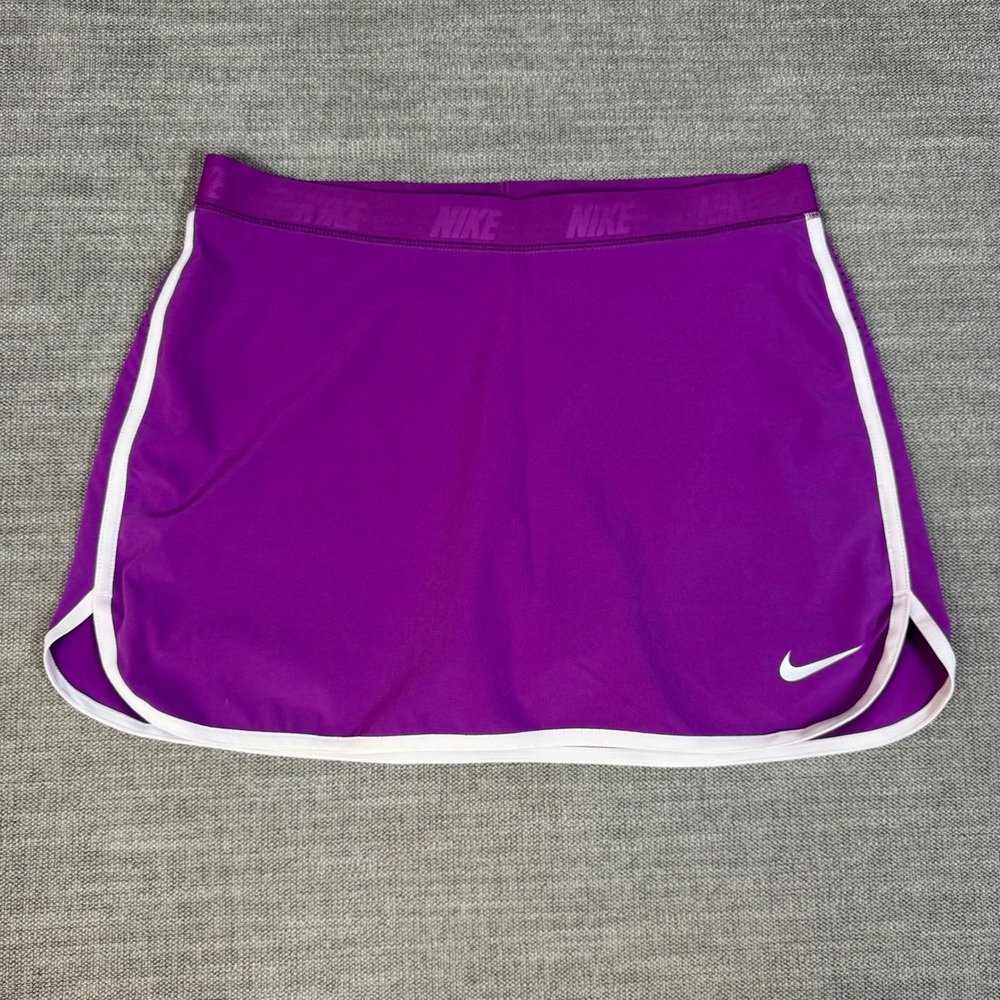 NIKE Golf Dri-FIT Women's Skort Purple Magenta Athletic Golf Tennis Skirt Size M